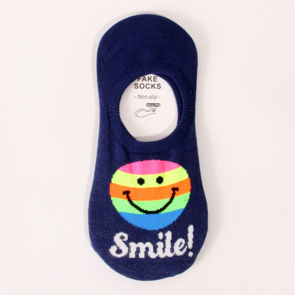 O1CN01P9tkfF1yegHzYeyKj_2011036604-0-cib Wholesale Cute Cartoon Smiley Invisible Socks Silicone Non-slip Non-falling Boat Socks