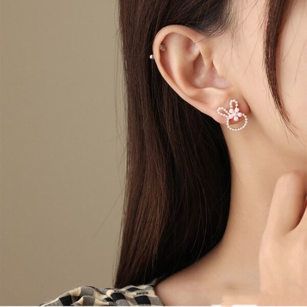 Wholesale Easter Bunny Cartoon Cute Alloy Earrings