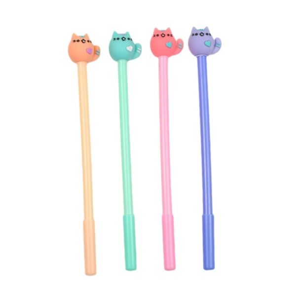 Wholesale Plastic Cartoon Cute Kitty Cat Gel Pen