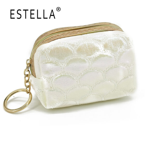 O1CN01PKjHOL1Ma8zACaM1J_2206772081450-0-cib Wholesale Colorful Fish Scale Pattern Embroidered Mini Portable Storage Bag Polyester Wallet Keychains