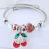 O1CN01PKrWpL1NsIIqPLvtQ__2209134591625-0-cib Wholesale Stainless Steel Open Cherry Crystal Beaded Bracelet
