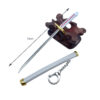 O1CN01PL2AsF1lq3NExbcSh_4051654869-0-cib-1 Wholesale One Piece Zoro Snow Knife Buckle Three Sword Style Scabbard Weapon Model Keychain