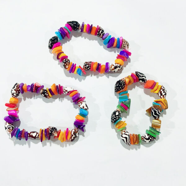 Wholesale Ethnic Style Natural Gravel and Shell Bracelet