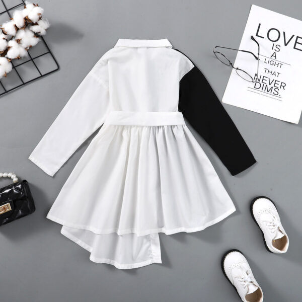 O1CN01PMWscL1ZPh2zQAfwp_2464683187-0-cib Wholesale Kids Stitching Irregular Shirt Dress Cotton Baby Clothes