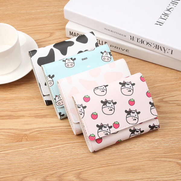 Wholesale Multi-card Slot Short Mini PU Leather Coin Purse