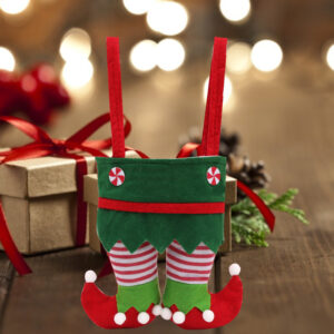Green Elf Pants Gift Bag