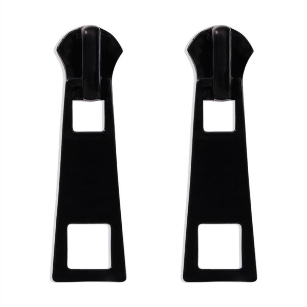 O1CN01PPepUi2Cmq3Qx2vgO_3912908517-0-cib Wholesale Alloy Zipper Lock Earrings
