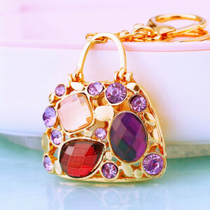 Crystal Small Satchel Purple / Single OPP bag packaging