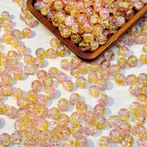 Yellow peach pink halberd / 10mm 30.