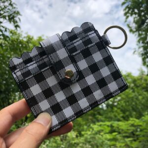 Black and white plaid