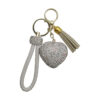 Wholesale Clay Inlaid Diamond Love Key Chain
