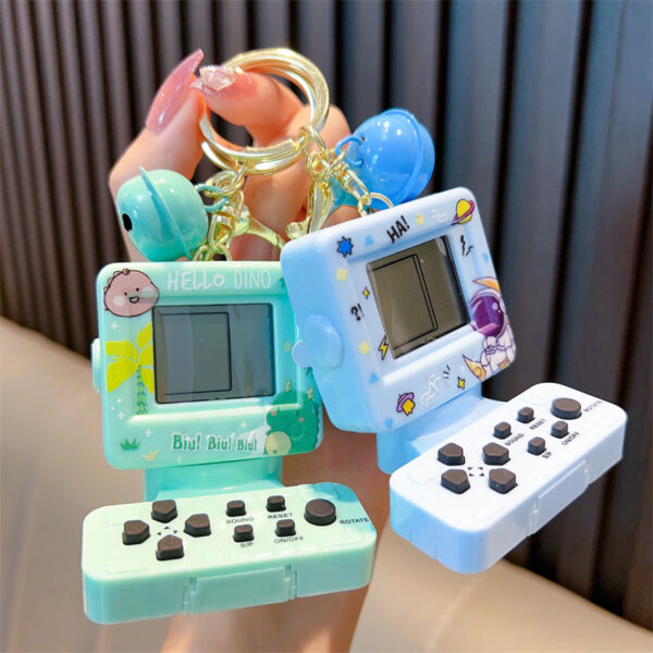 Wholesale Plastic Italy Mini Pocket Computer Electronic Game Console Keychain