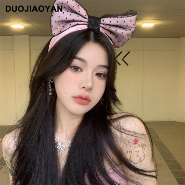 O1CN01PVDygK1aYgQAJWsl7_2360483342-0-cib Wholesale Fabric Solid Color Oversized Bow Three-dimensional Headband