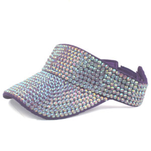 Purple hat White AB Diamond / Adjustable