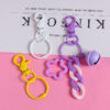 Wholesale Metal DIY Color Painted Keychain Accessories