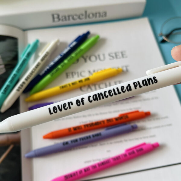 Wholesale Interesting Pens with Dirty Language, Press Plastic Ballpoint Pens