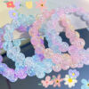 Wholesale Gradient Ice Crack Beads Beading Glass Bracelet