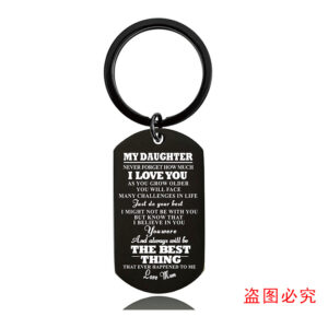 W00022 key chain Whole Black