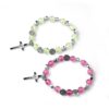 Wholesale Cross Colored Artificial Crystal Bracelet