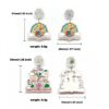 O1CN01PbEyQx1ZFcawI0La4_1794553165-0-cib Wholesale Acrylic Printed Rainbow Book Color Crayon Castle Earrings