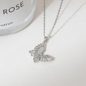 Butterfly Zircon Necklace