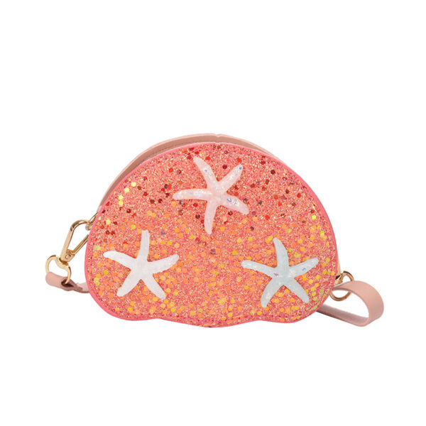 O1CN01PcQAuc26q9EJPI132_2875117712-0-cib Wholesale PU Starfish Sequin Kids Messenger Bag