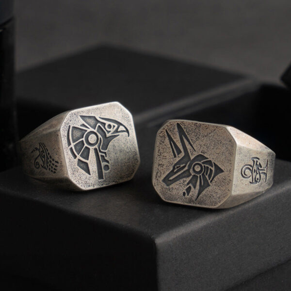Wholesale Alloy Egyptian Eye of Horus Ring
