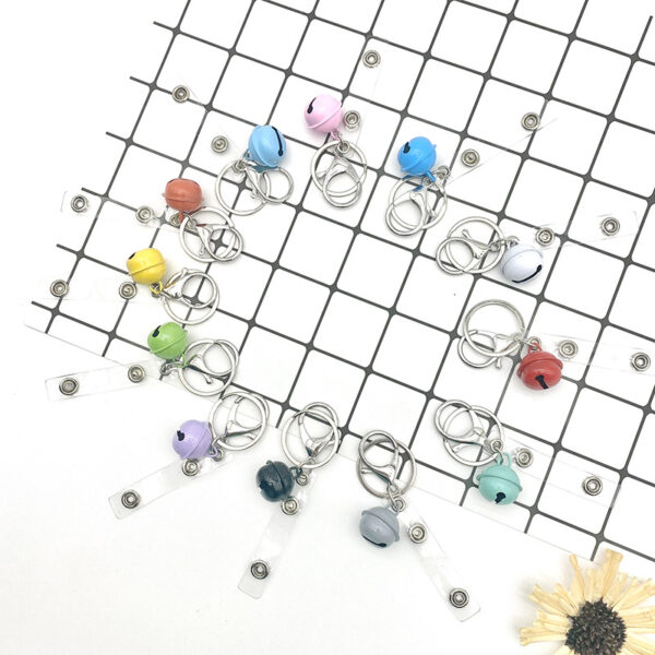 Wholesale Metal Diy Bell Jewelry Accessories Keychain