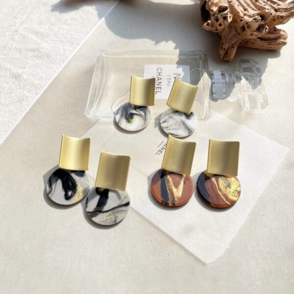 Wholesale Vintage Painted Acrylic Earrings