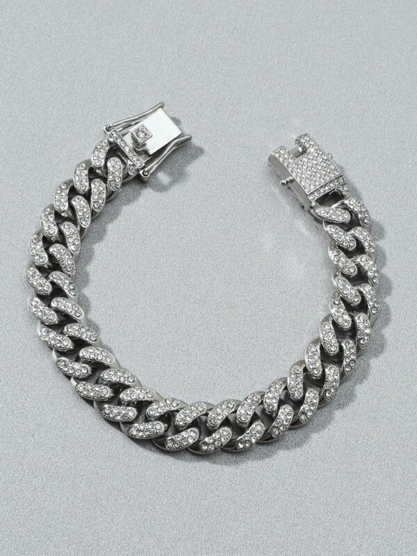 Wholesale Diamond Studded Mens Bracelet