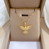 Wholesale Phoenix Wings Stainless Steel Necklaces