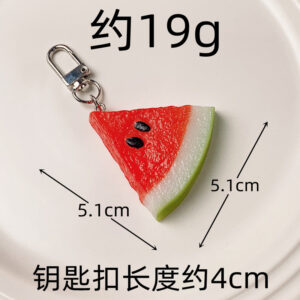 small size red watermelon slice door buckle / silver door buckle