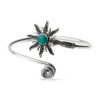 Wholesale Vintage Sunflower Turquoise Alloy Bracelet