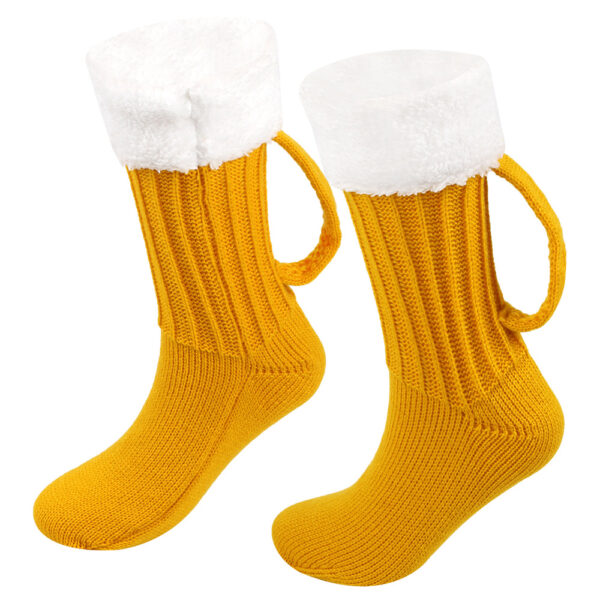 O1CN01Pp5d9n1EFyo5FYl05_1640460323-0-cib Wholesale Beer Socks Thick Woolen Socks Autumn and Winter Knitted Warm Mid-calf Socks