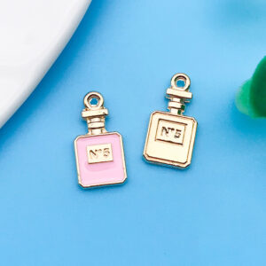 1 8.5x16mm oil dripping pink square perfume bottle-11888-0.9g