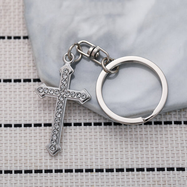 O1CN01Pqce0S2DPlvFYdECA_2211992368602-0-cib Wholesale Diamond Cross Keychain