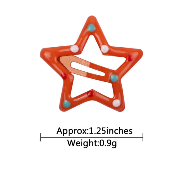 O1CN01PqouM81XsQaiS0KZG_2500662979-0-cib Wholesale Children's Broken Hair Candy Color Five-pointed Star Hair Clip