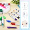 Wholesale Nurse Pen Set with Light Retractable Badge Reel Keychain
