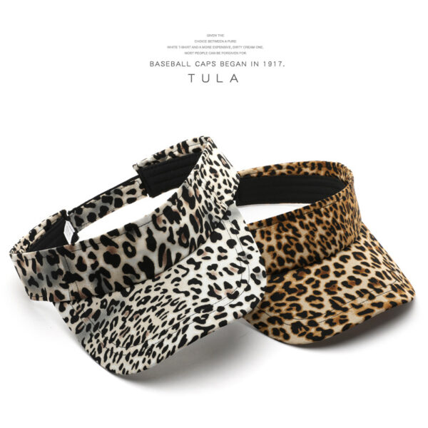 O1CN01PsQ5PN25M5fueoBAu_2206362717511-0-cib Wholesale Western Style Vintage Leopard Visor Baseball Cap