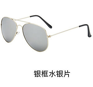 Silver frame white Mercury