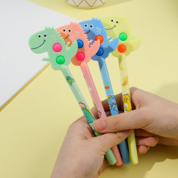 Wholesale Plastic Dinosaur Stress Relief Gel Pen