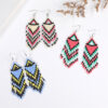 Wholesale Colorful Rice Beads Tassel Earrings