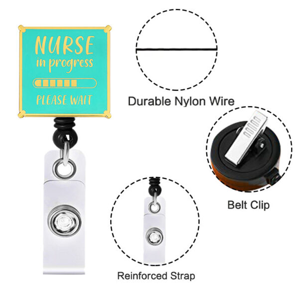 O1CN01PxnbSa1DSyJxfsac6_971130216-0-cib Wholesale Badge Reels Teacher Nurses Day Gift Acrylic Retractable Keychains