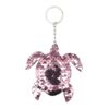 Wholesale Double Sided Reflective Turtle Sequin Keychain