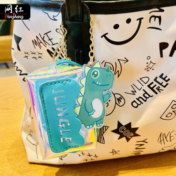 Wholesale PU Dinosaur Storage Coin Key Card