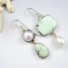 O1CN01Q2MNbl1zREIXY5hNe_4114396710-0-cib Wholesale Handmade Blue Jade Agate Freshwater Pearl Earrings