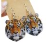 O1CN01Q34ubl2HKyDG184yt_3294559133-0-cib Wholesale Tiger Head Double Sided Printed Leather Earrings