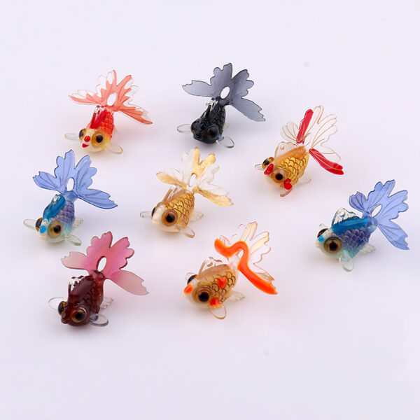 Wholesale Red Goldfish Cute Pendant Resin Pendant Beads