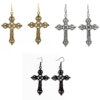 Wholesale Vintage Gothic Cross Alloy Earrings