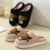 Wholesale Comfortable Home Cute Cartoon Winter Thick Bottom Warm Cotton Slippers